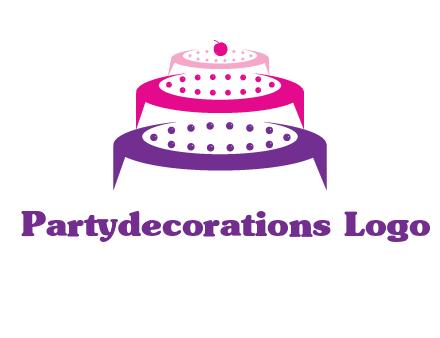 multi level cake logo