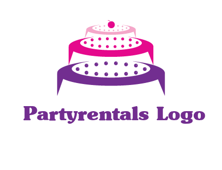 multi level cake logo
