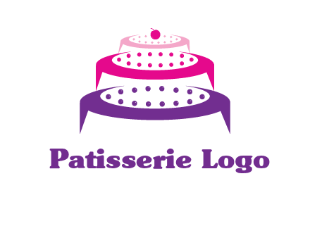 multi level cake logo