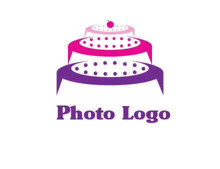 multi level cake logo