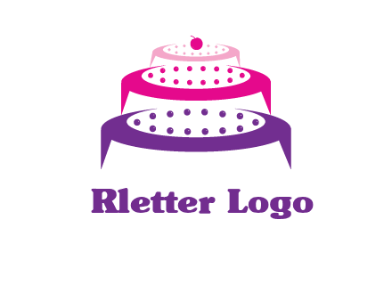 multi level cake logo