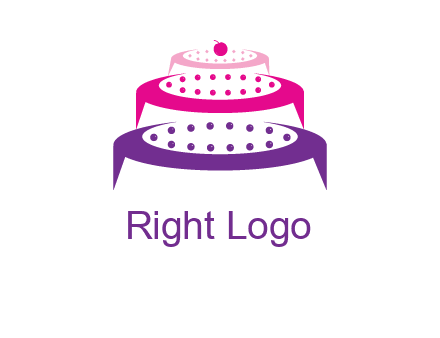 multi level cake logo
