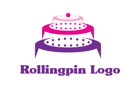 multi level cake logo