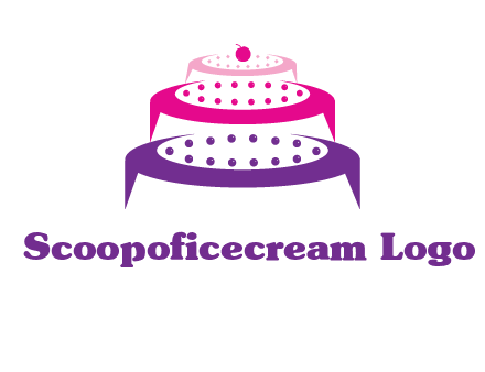 multi level cake logo