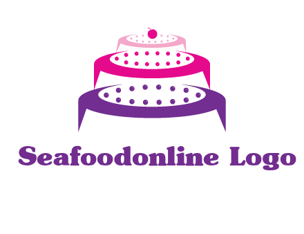 multi level cake logo
