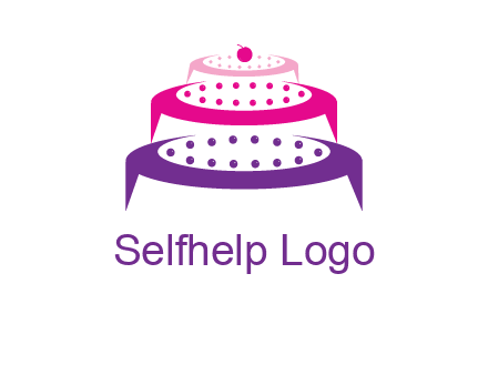 multi level cake logo