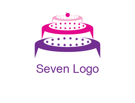 multi level cake logo