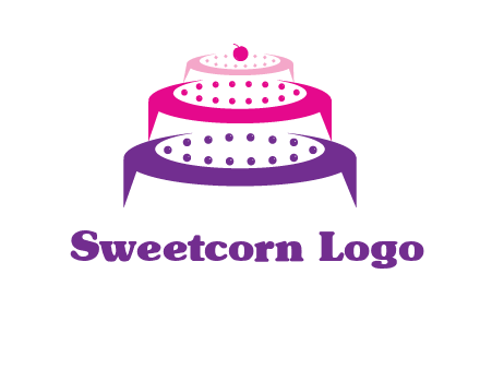 multi level cake logo