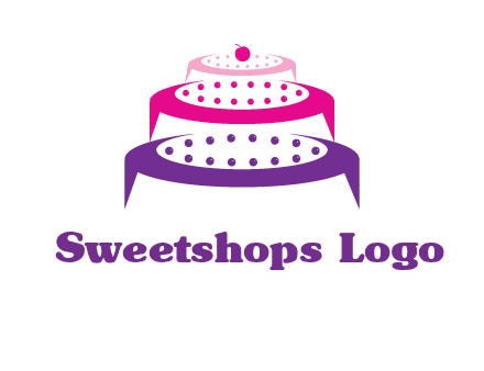multi level cake logo