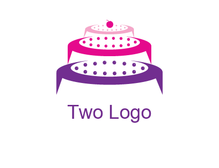 multi level cake logo