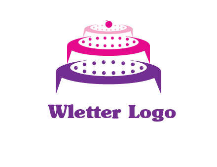 multi level cake logo