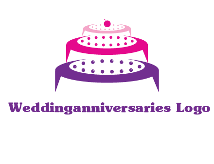 multi level cake logo
