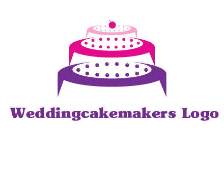 multi level cake logo