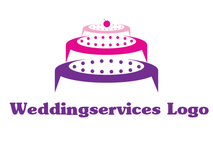 multi level cake logo