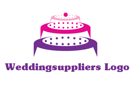 multi level cake logo