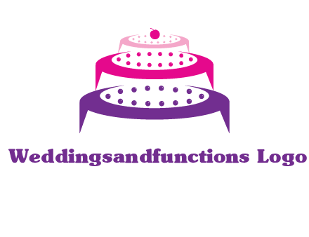 multi level cake logo
