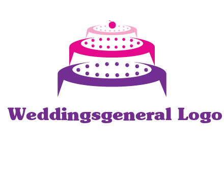 multi level cake logo
