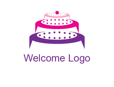 multi level cake logo