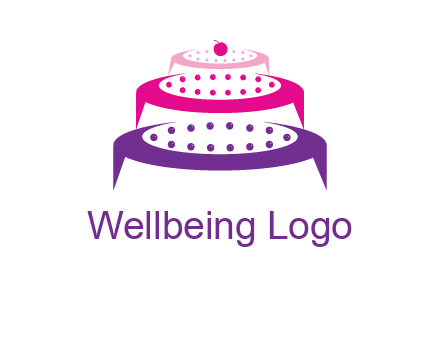 multi level cake logo