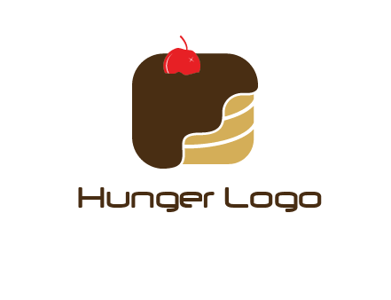 chocolate bakery cake logo