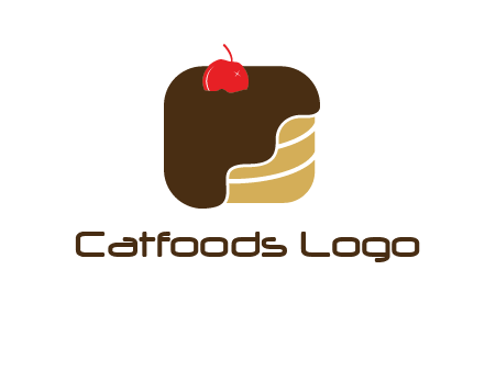 chocolate bakery cake logo