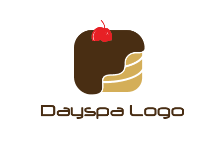 chocolate bakery cake logo