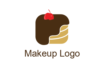 chocolate bakery cake logo