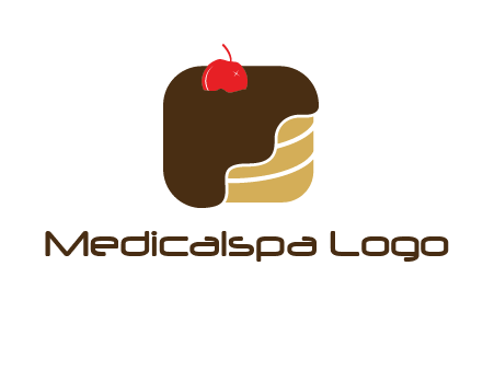 chocolate bakery cake logo