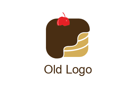 chocolate bakery cake logo