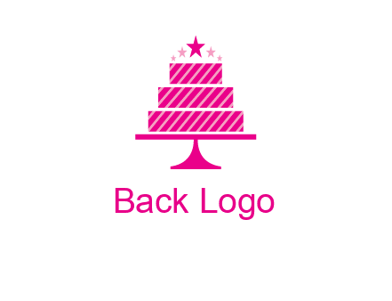 stars with wedding cake logo