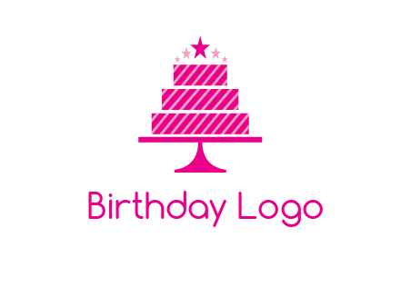 stars with wedding cake logo