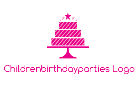 stars with wedding cake logo