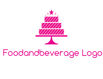 stars with wedding cake logo