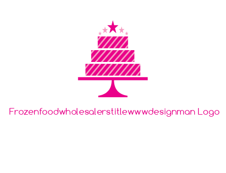 stars with wedding cake logo