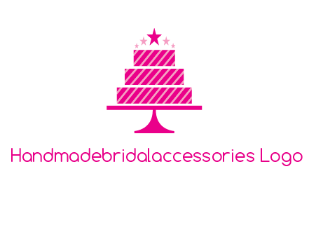 stars with wedding cake logo