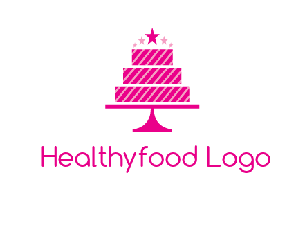 stars with wedding cake logo