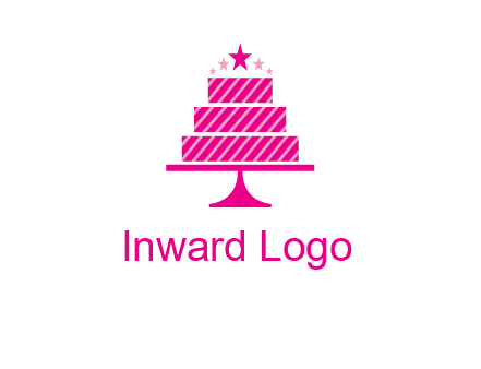 stars with wedding cake logo