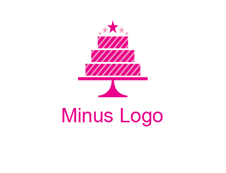 stars with wedding cake logo