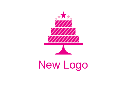 stars with wedding cake logo
