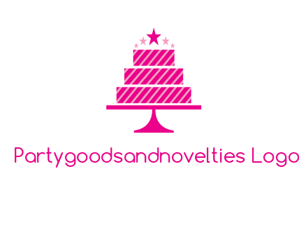 stars with wedding cake logo