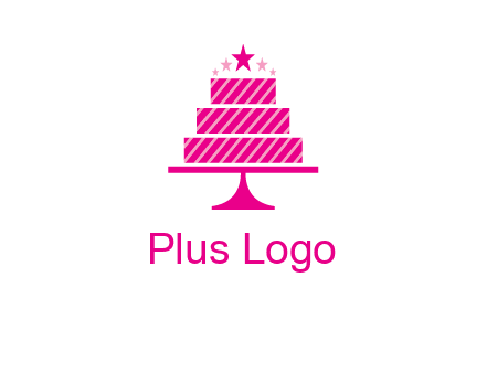 stars with wedding cake logo