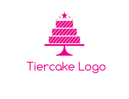 stars with wedding cake logo