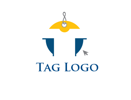 tag in circle with men tshirt logo