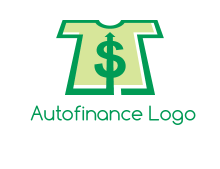 tshirt icon with dollar sign