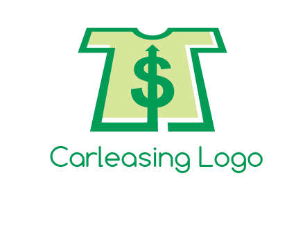 tshirt icon with dollar sign