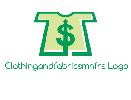 tshirt icon with dollar sign