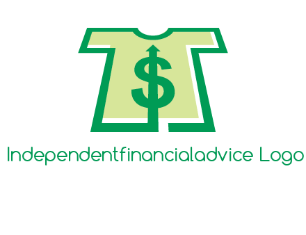tshirt icon with dollar sign