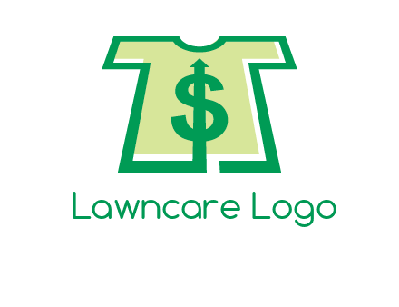 tshirt icon with dollar sign