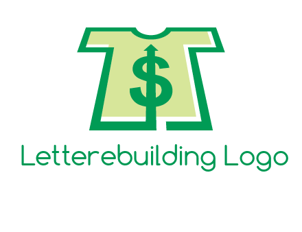 tshirt icon with dollar sign