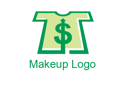 tshirt icon with dollar sign